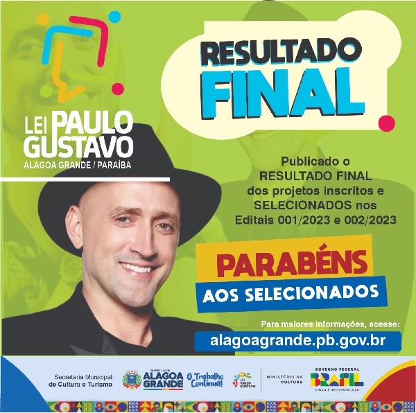 Resultado Final - Lei Paulo Gustavo 2023